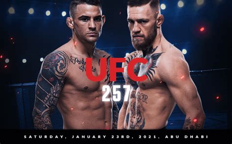UFC 257 Odds: Poirier vs McGregor 2 Preview .